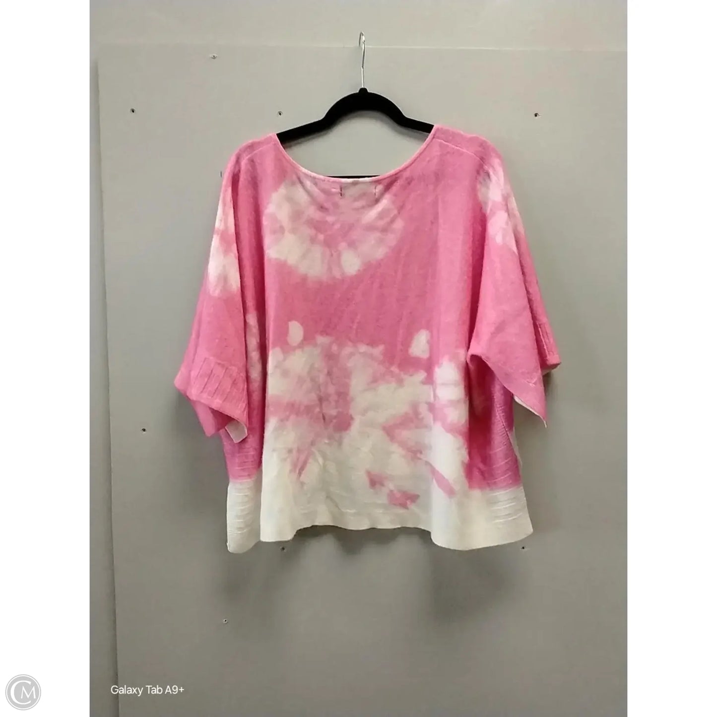 Sweater Cashmere By Anthropologie In Pink & White, Size: M