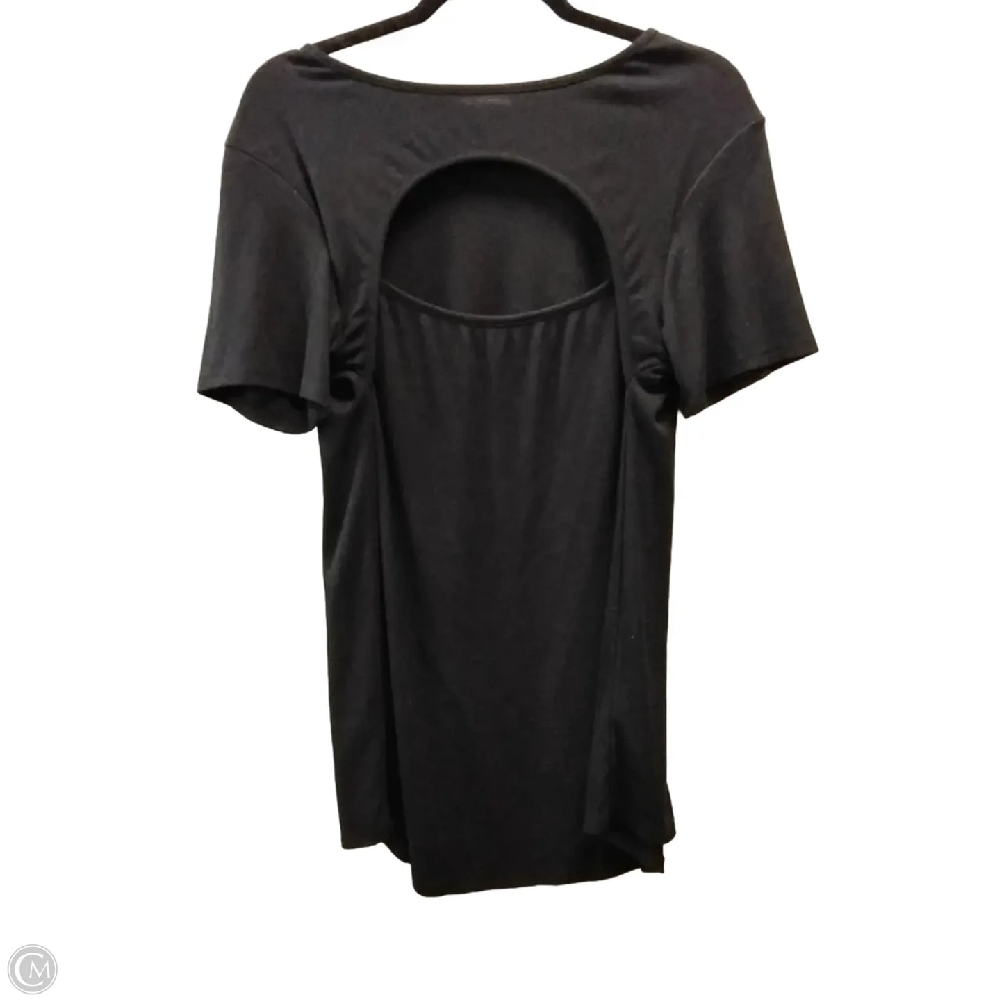 Blouse Short Sleeve By Bombom In Black, Size: Xl