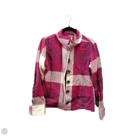 Top Long Sleeve By Cabelas In Plaid Pattern, Size: M