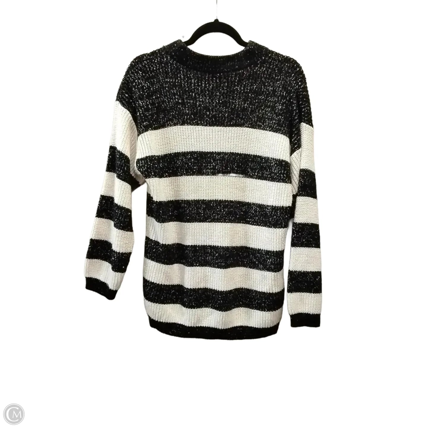 Sweater By Clothes Mentor In Striped Pattern, Size: Xl