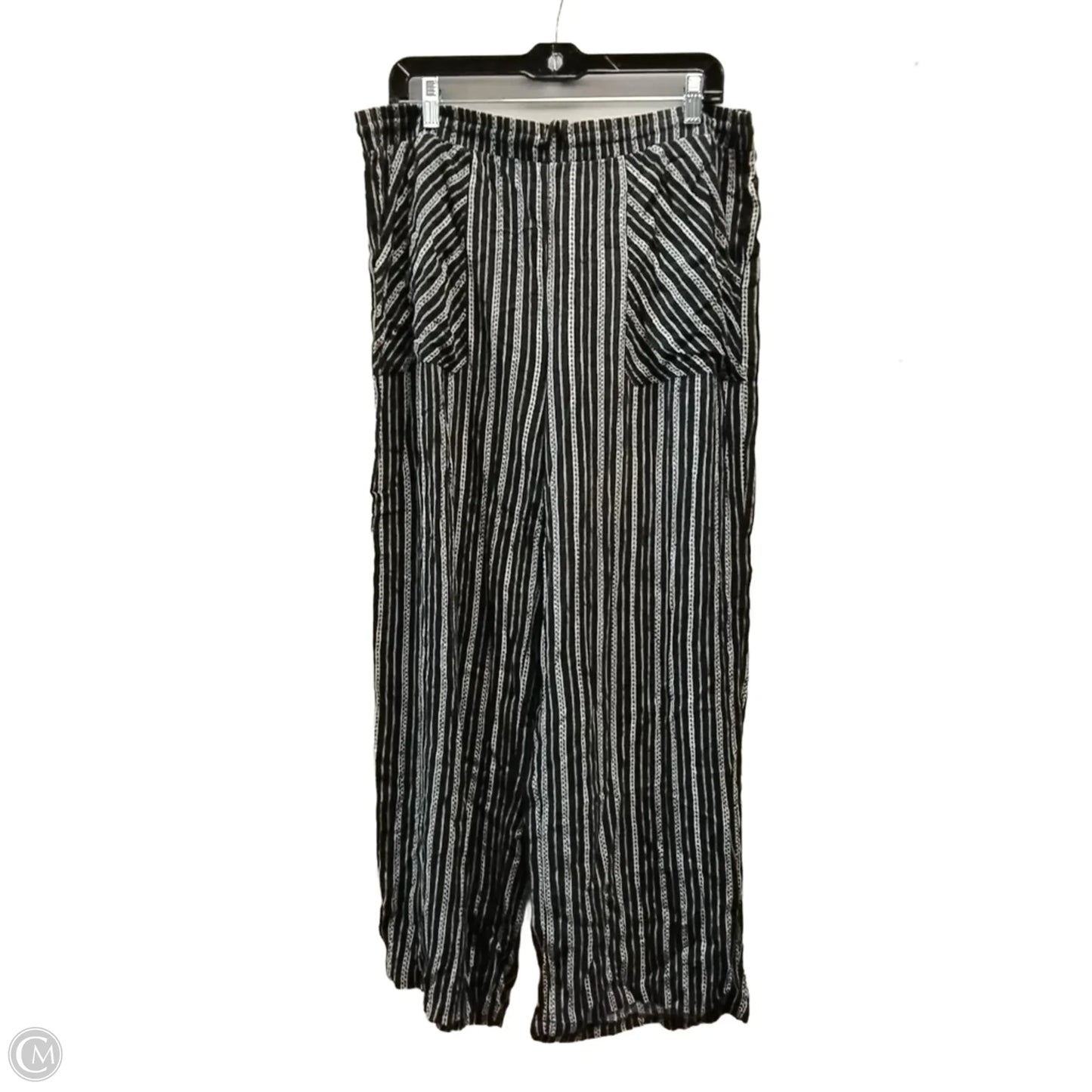 Pants Linen By Westport In Striped Pattern, Size: Xl