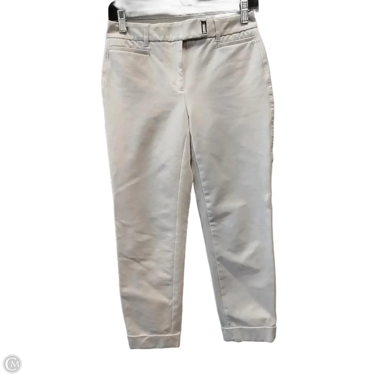 Pants Cropped By White House Black Market In White, Size: 0petite