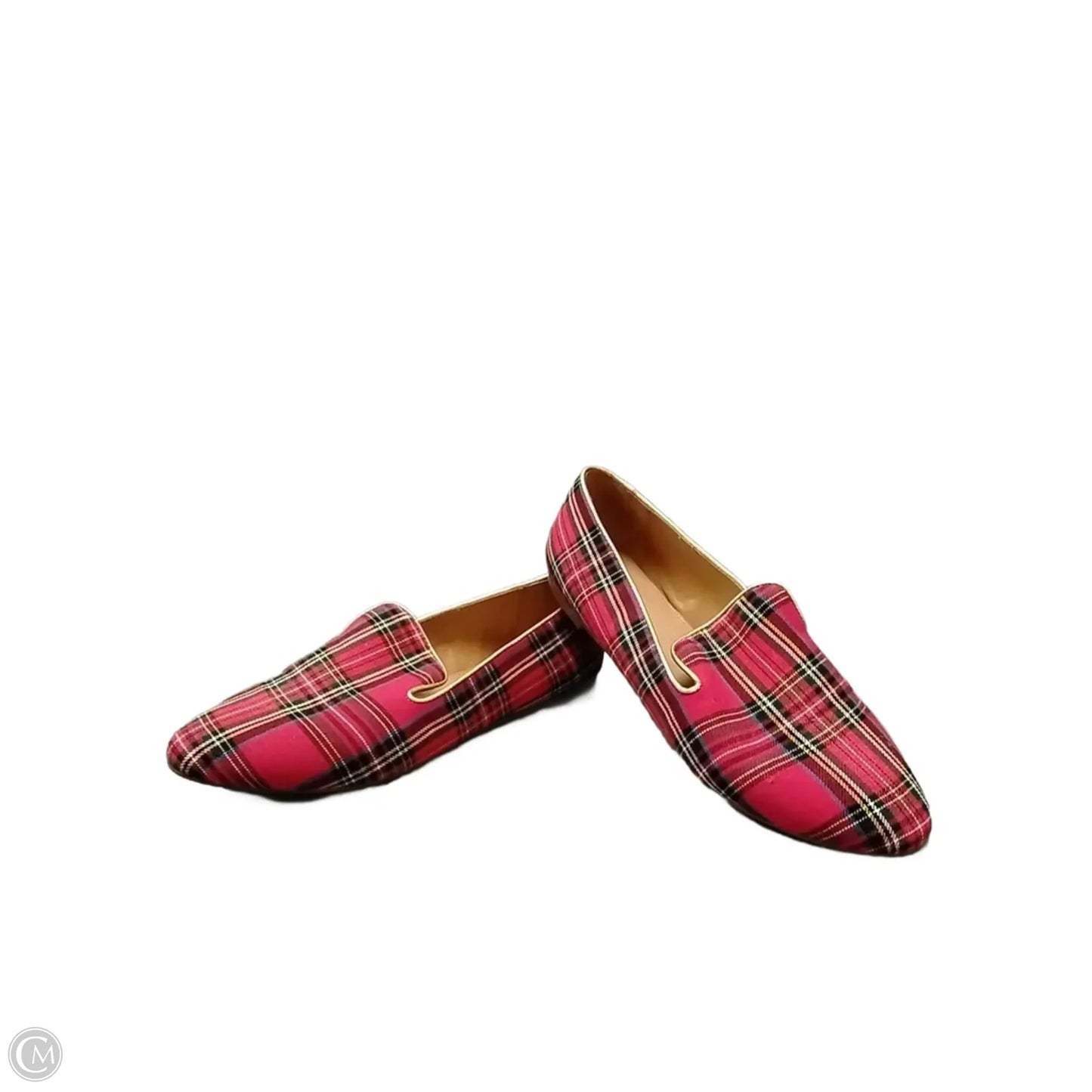 Shoes Flats By J. Crew In Plaid Pattern, Size: 7.5