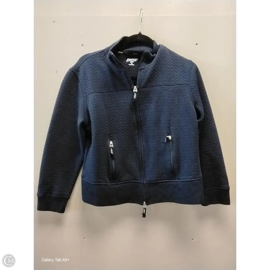 Top Short Sleeve Basic By Van Heusen In Navy, Size: L