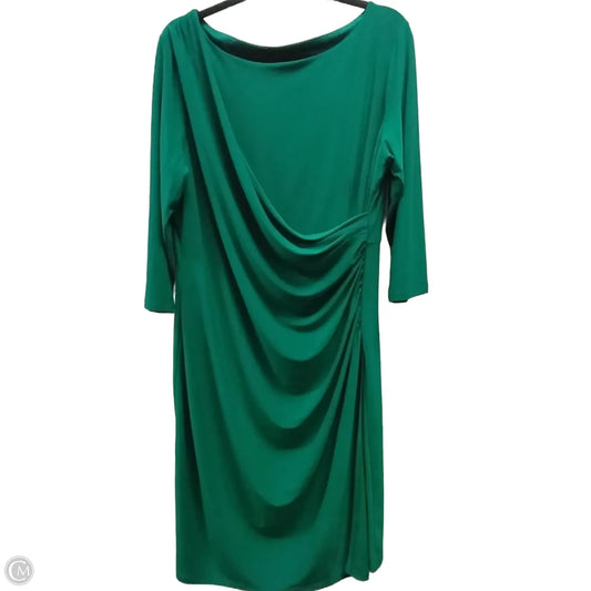 Dress Party Midi By Black Label In Green, Size: 16