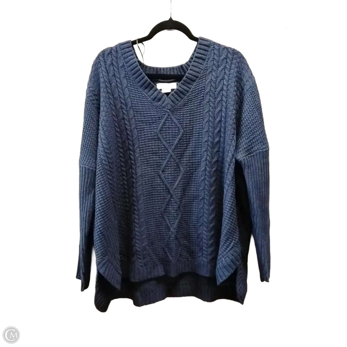 Sweater By Natural Reflections In Navy, Size: Xl