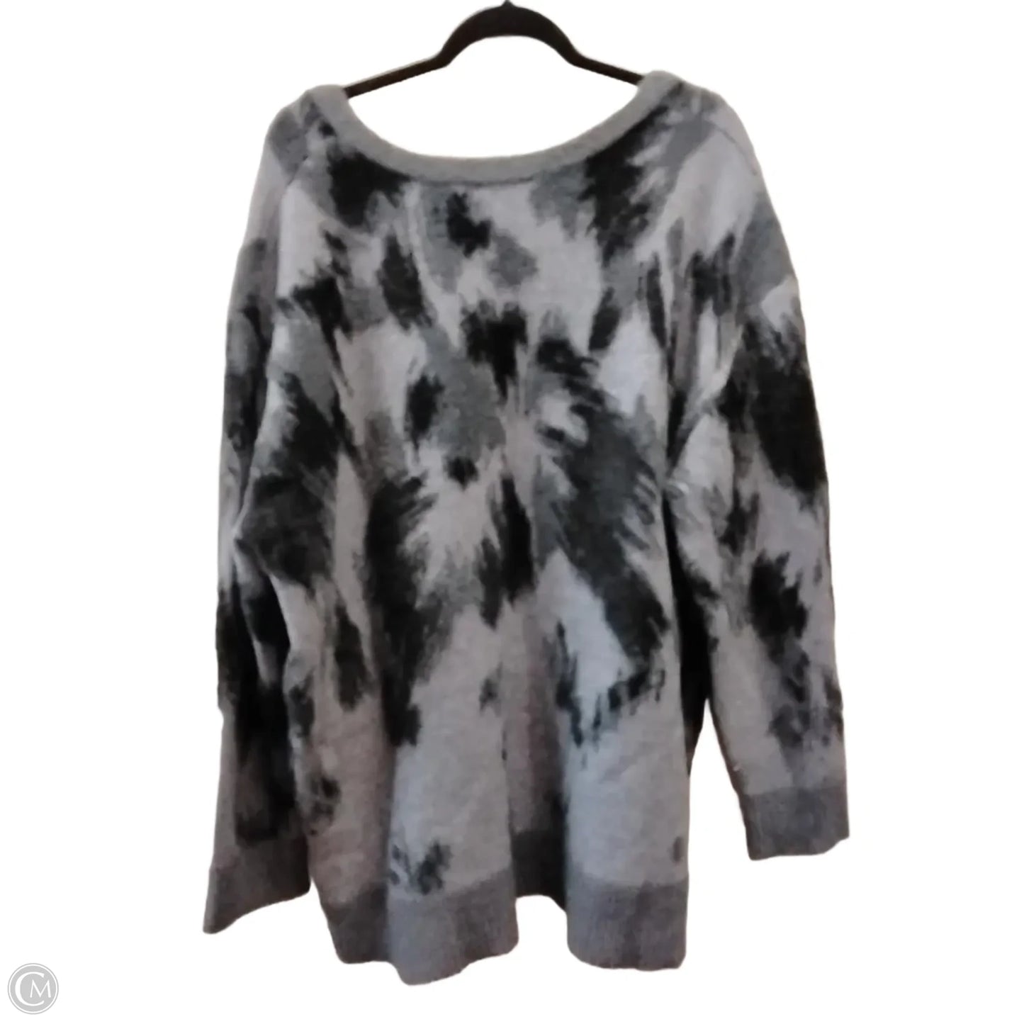 Sweater By Clothes Mentor In Grey, Size: 2x