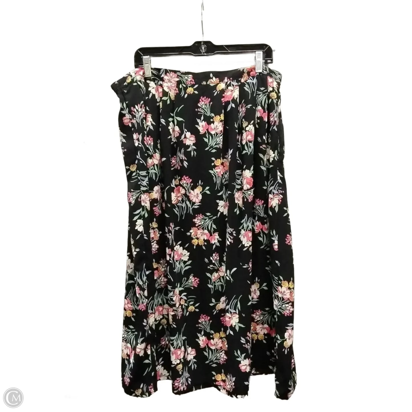 Skirt Midi By Sag Harbor In Floral Print, Size: 1x