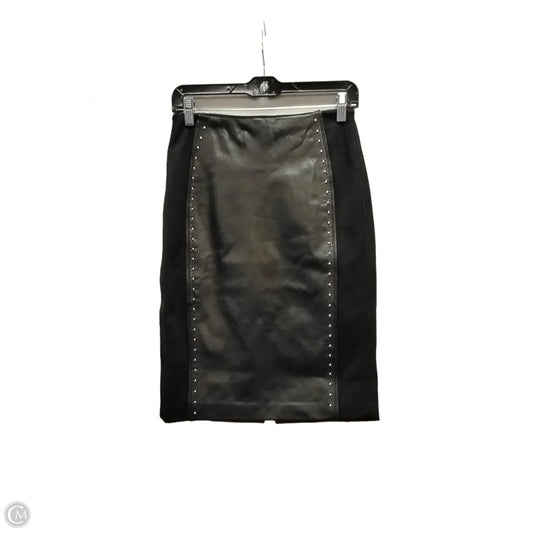 Skirt Midi By White House Black Market In Black, Size: Xs