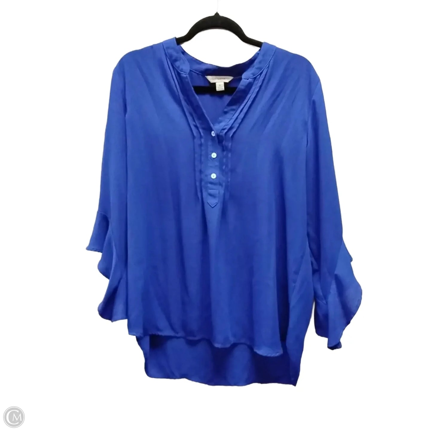 Top Long Sleeve Basic By Counterparts In Blue, Size: Xl