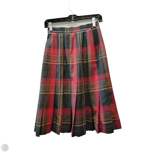 Skirt Maxi By Pendleton In Checkered Pattern, Size: S