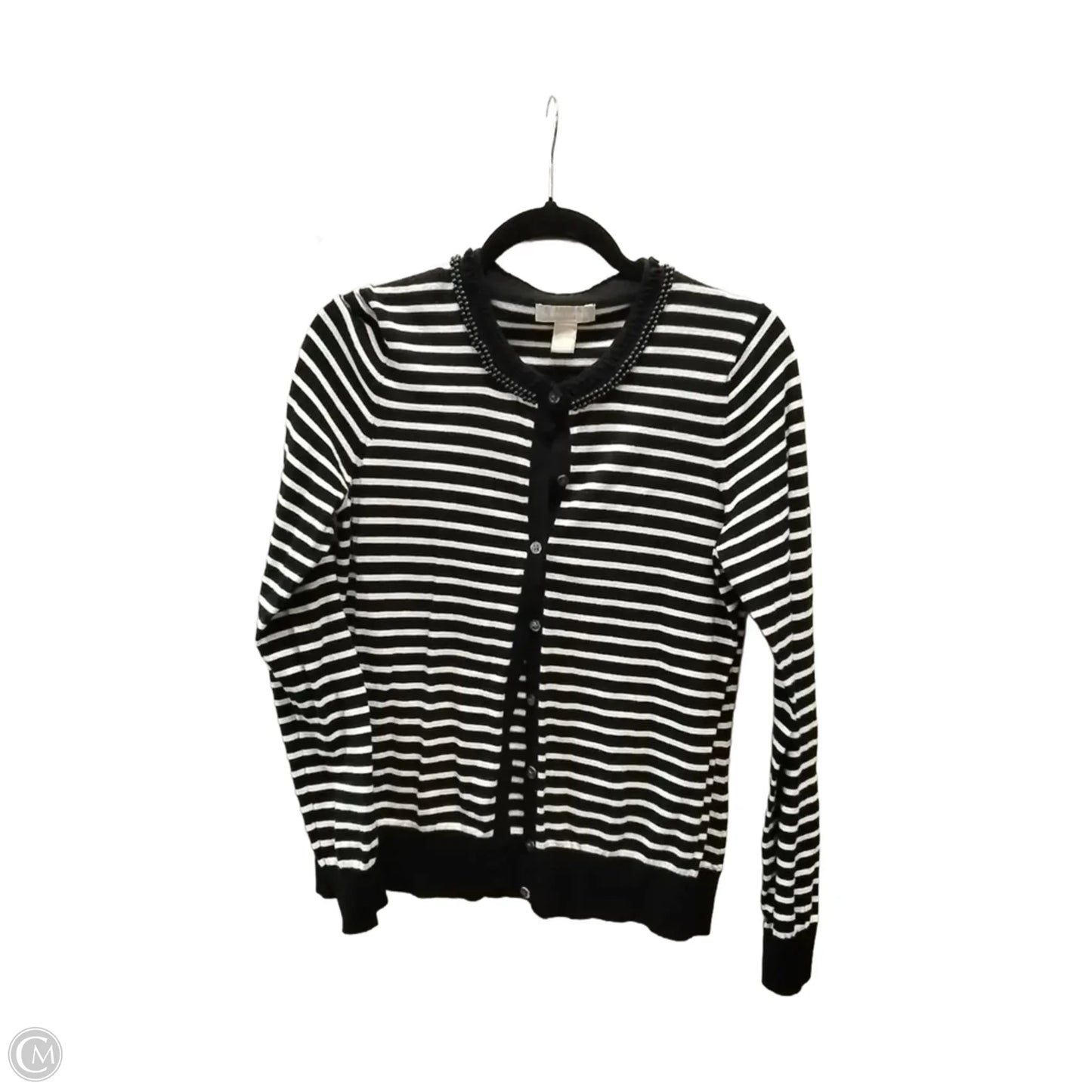 Cardigan By Banana Republic In Black & White, Size: L