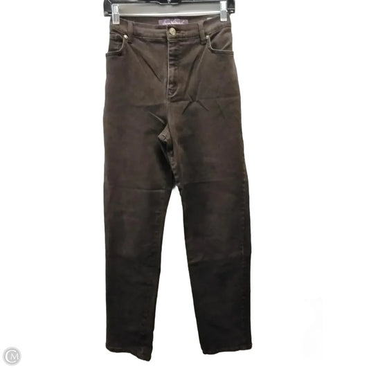Jeans Boyfriend By Gloria Vanderbilt In Brown, Size: 12