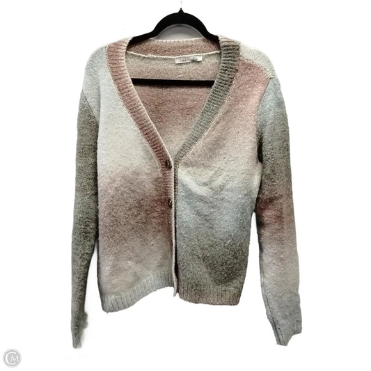 Sweater Cardigan By Dex In Multi-colored, Size: M