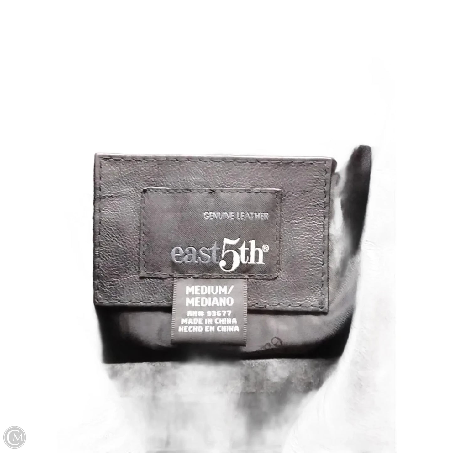 Jacket Leather By East 5th In Black, Size: M