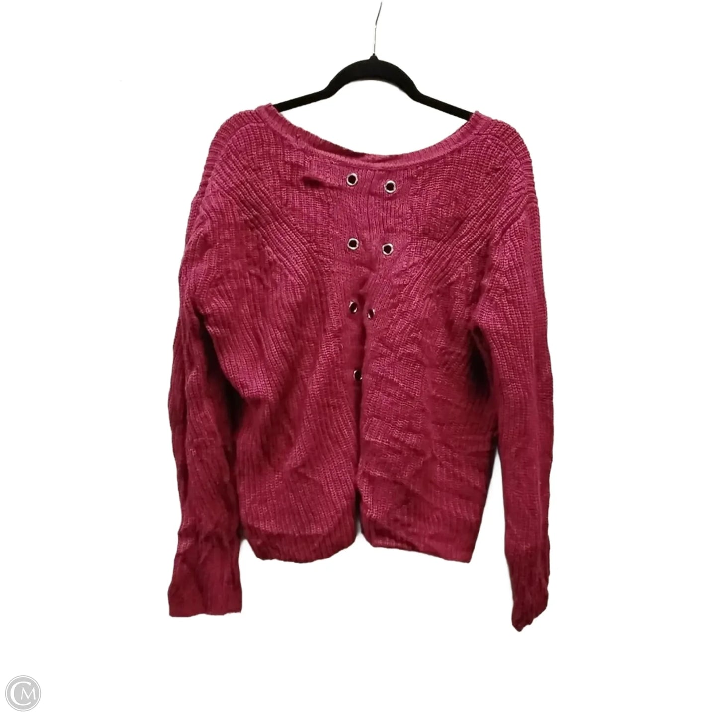 Sweater By Clothes Mentor In Mauve, Size: L