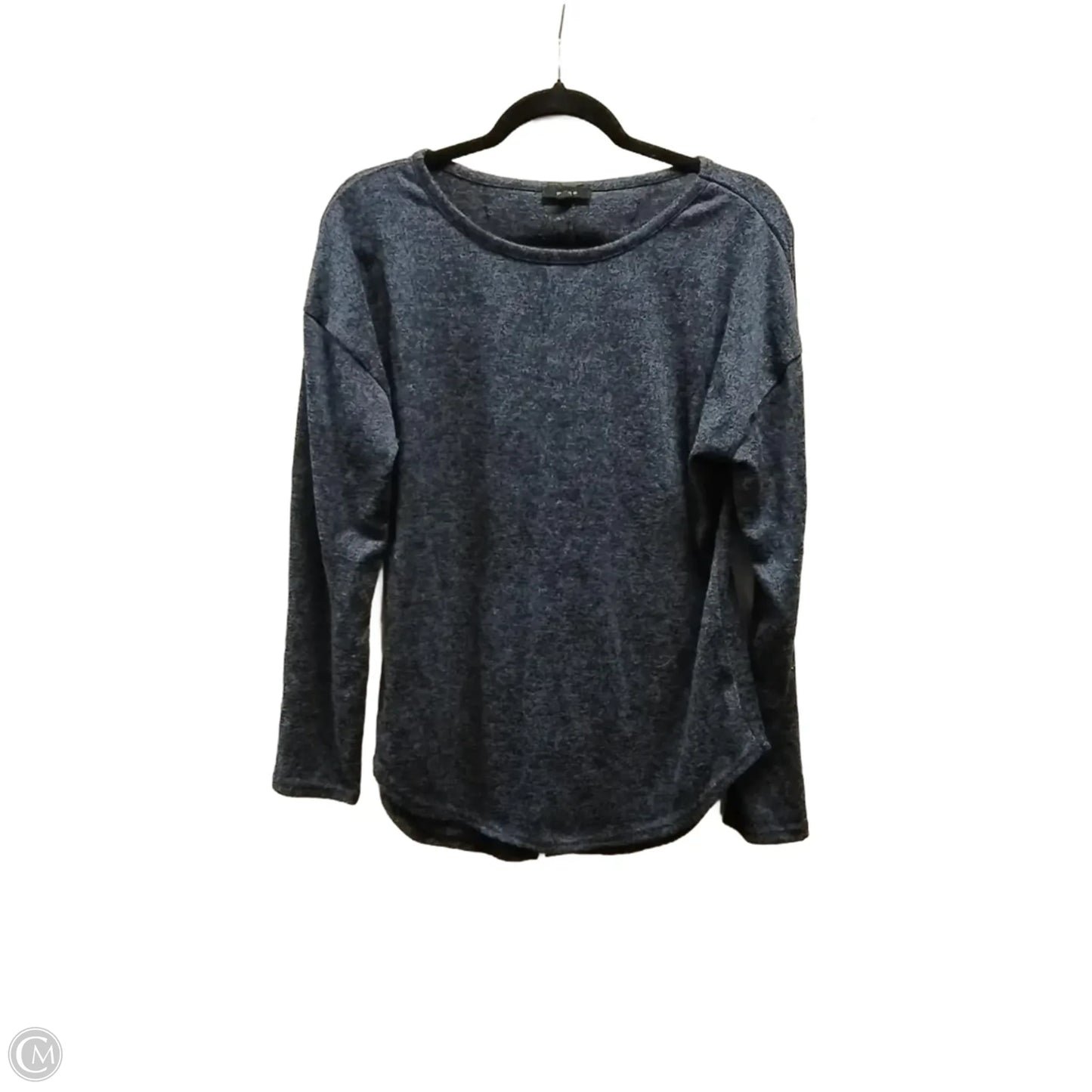 Top Long Sleeve By Mine In Navy, Size: L