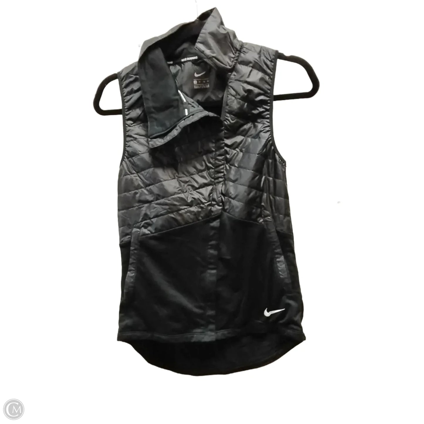 Athletic Jacket By Nike Apparel In Black, Size: Xs