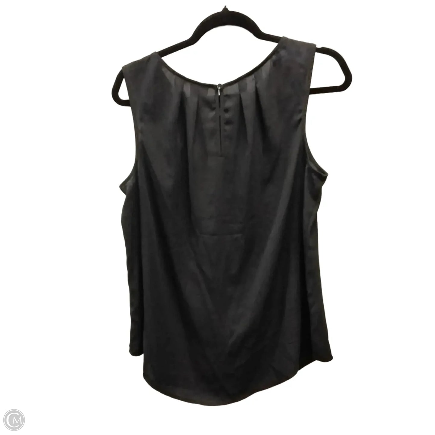 Blouse Sleeveless By Worthington In Black, Size: L