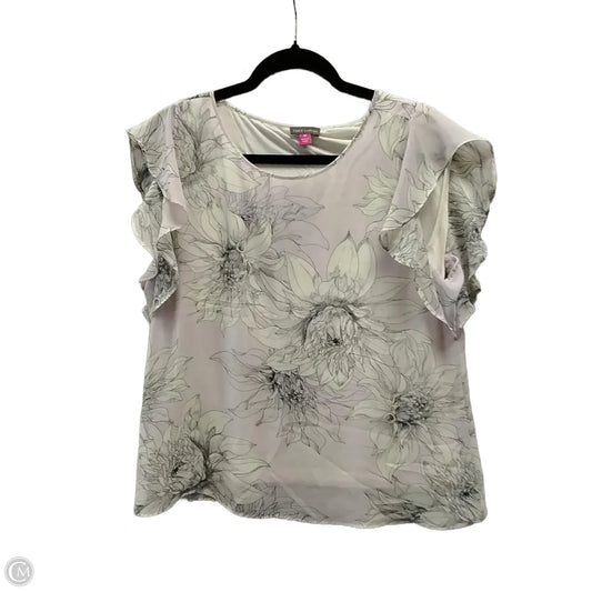 Blouse Sleeveless By Vince Camuto In Floral Print, Size: M