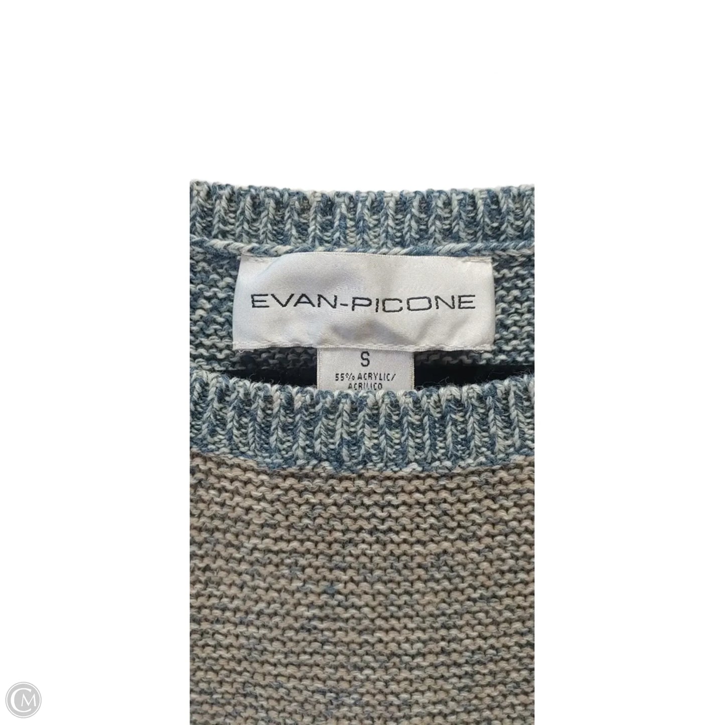 Sweater By Evan-picone In Striped Pattern, Size: S