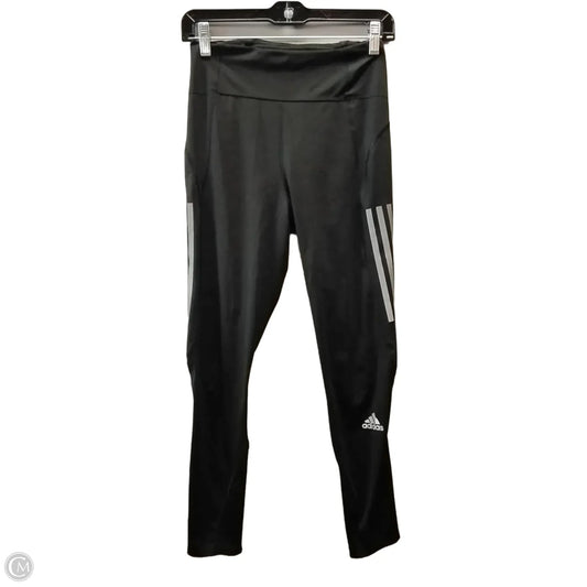 Athletic Pants By Adidas In Black & Grey, Size: S