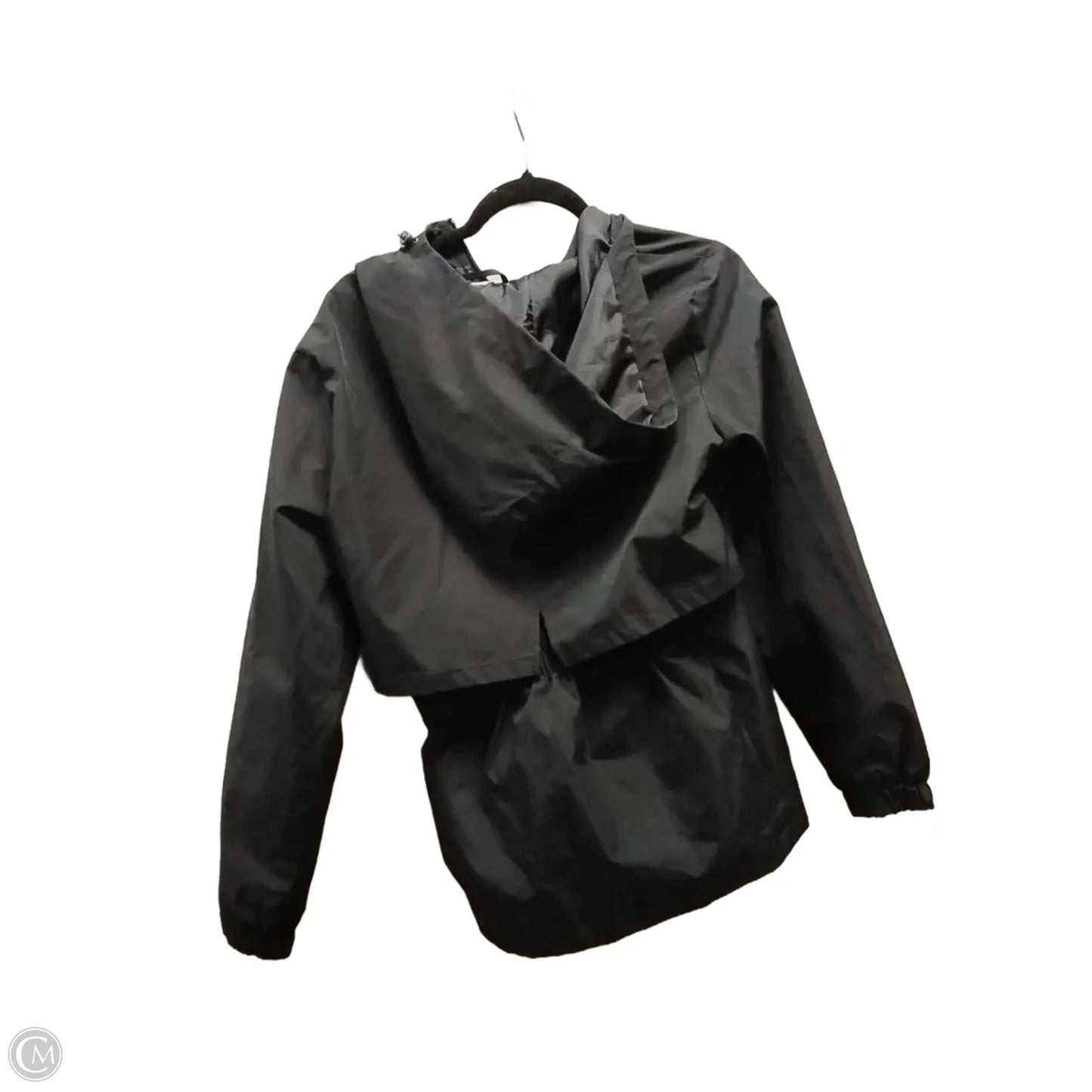 Jacket Windbreaker By Weatherproof In Black, Size: M