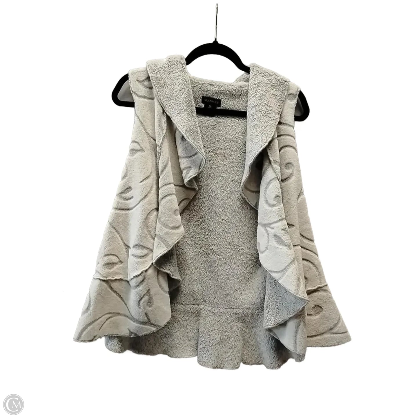 Cardigan By Multiples In Cream, Size: Sp