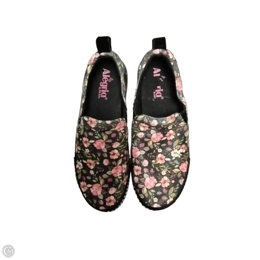 Shoes Flats By Alegria In Floral Print, Size: 8.5
