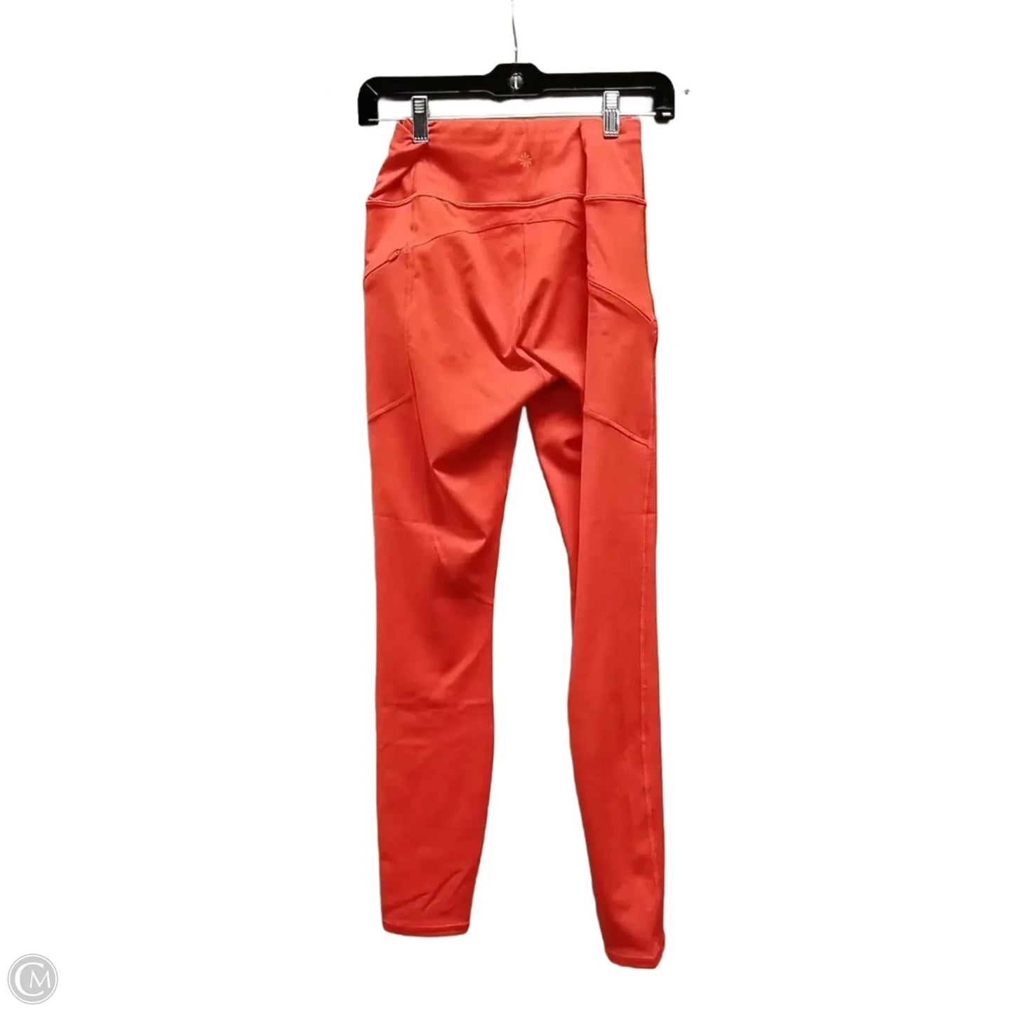 Athletic Leggings By Athleta In Orange, Size: M