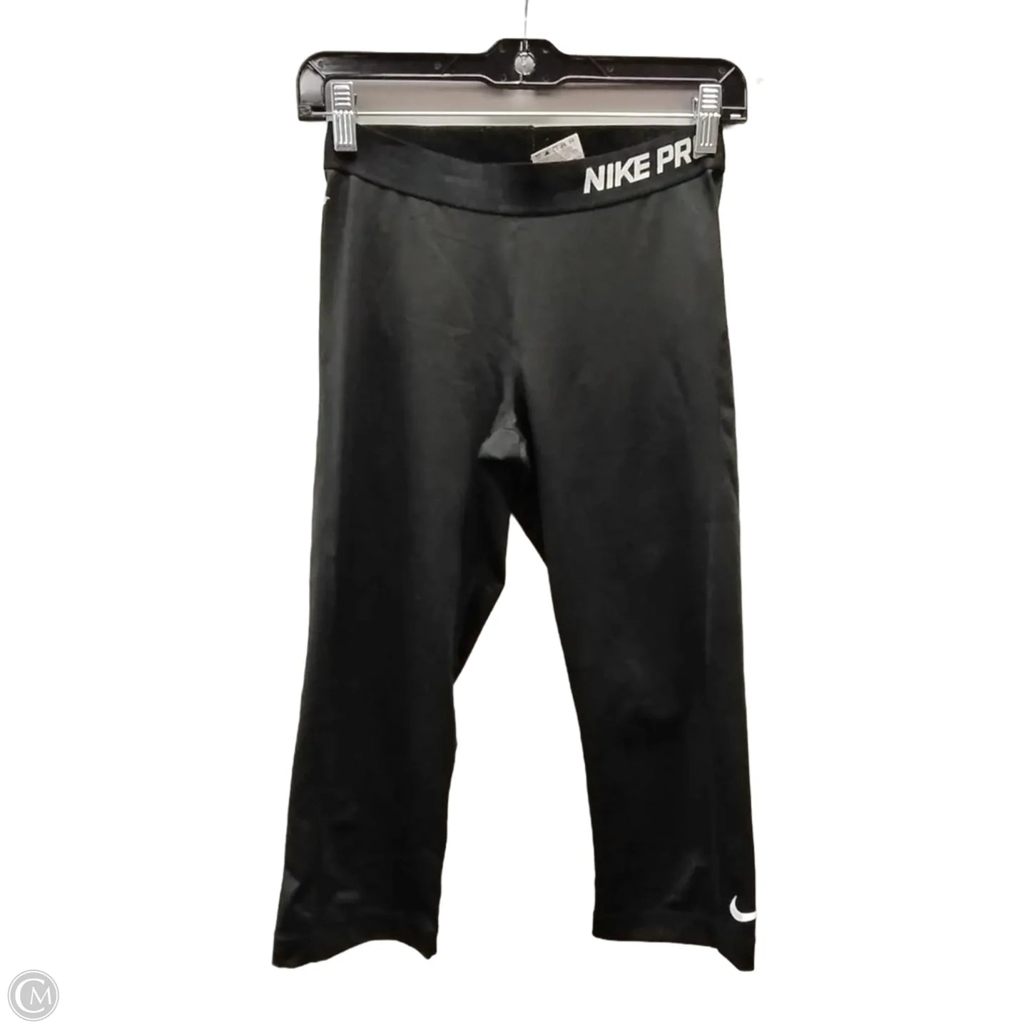 Athletic Leggings Capris By Nike Apparel In Black, Size: M