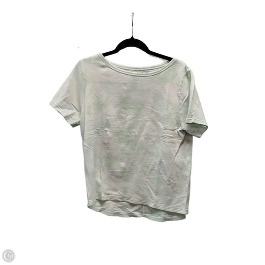 Athletic Top Short Sleeve By Athleta In Green, Size: M
