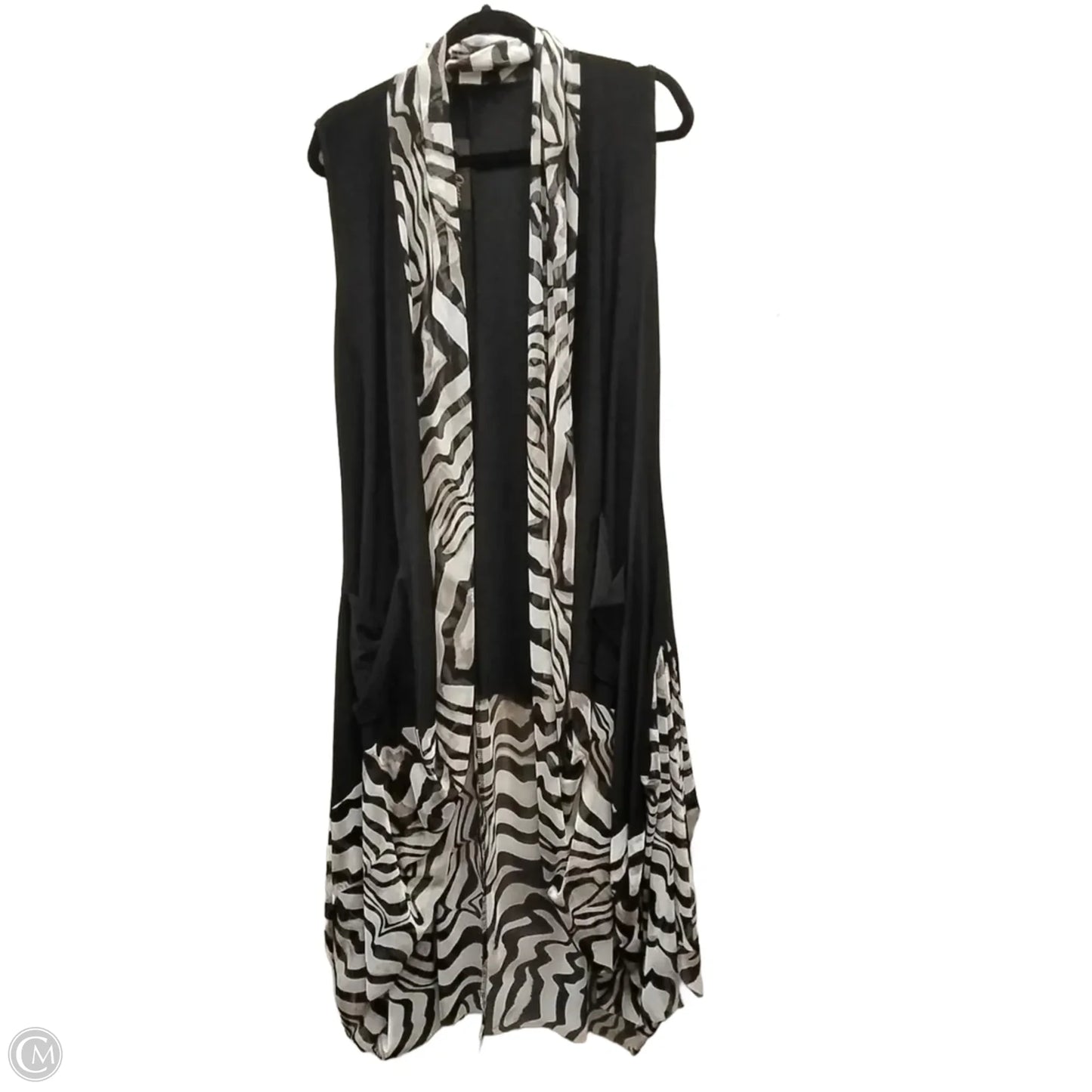 Shawl By Cmc In Zebra Print, Size: M