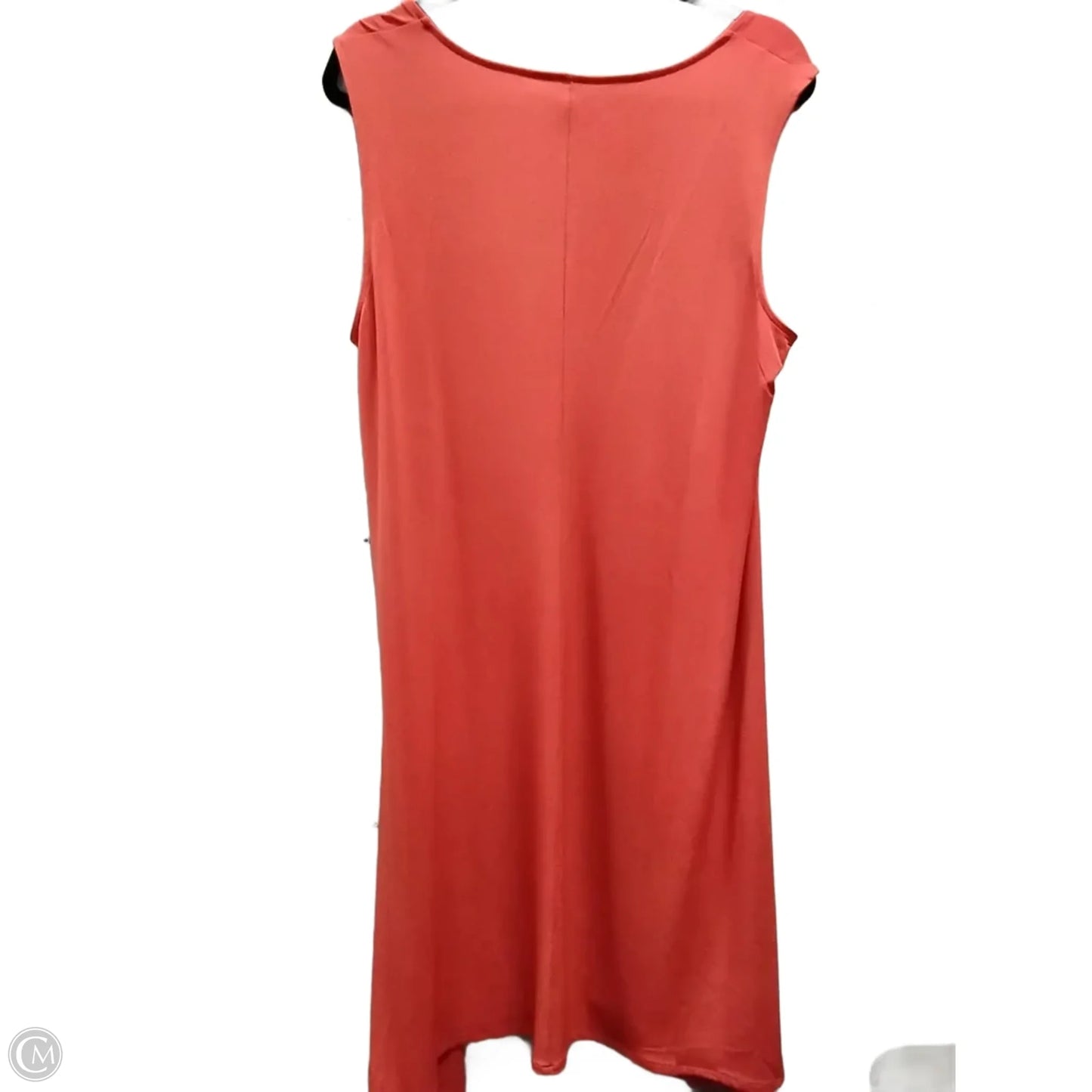 Dress Casual Midi By Chicos In Orange, Size: Xlp