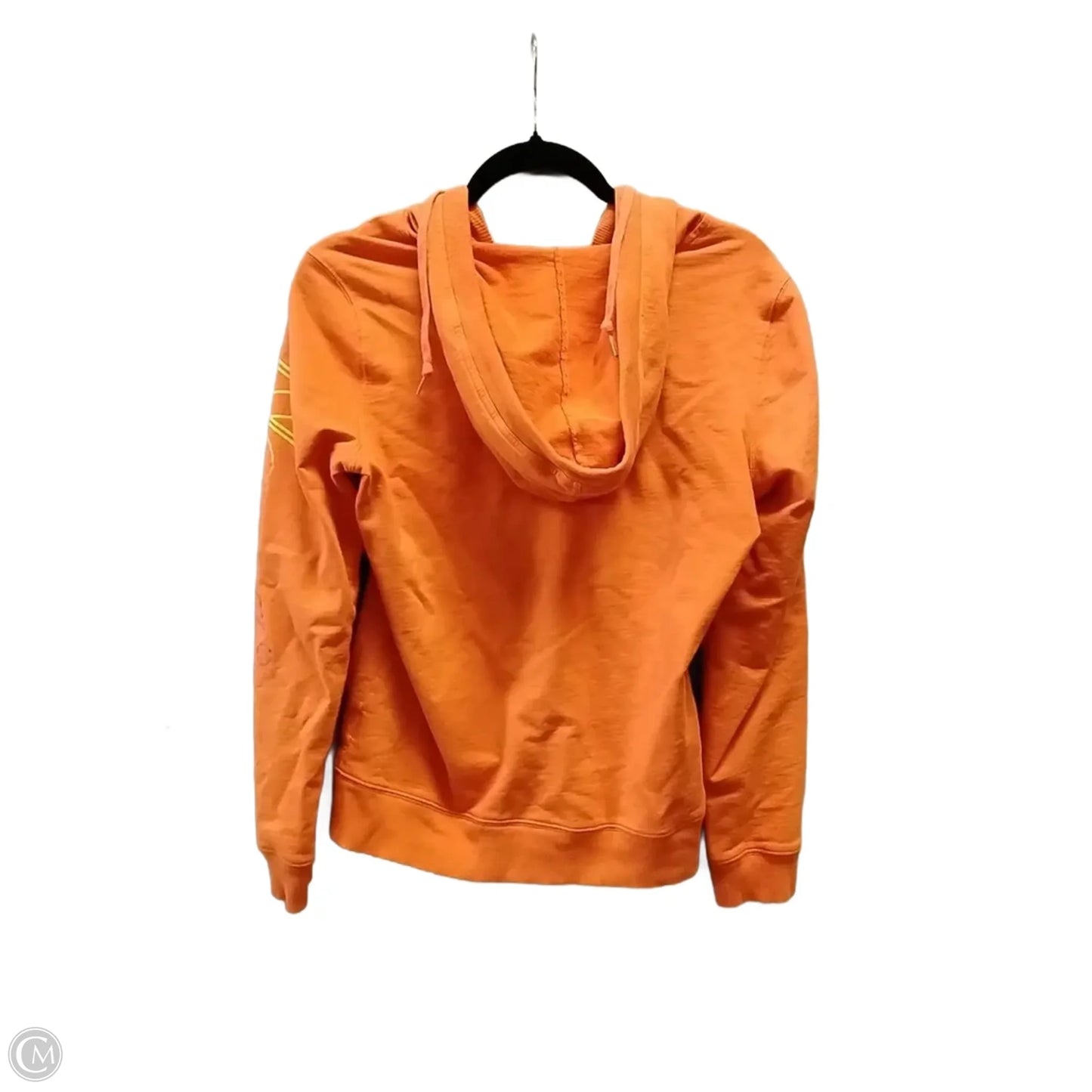 Sweatshirt Hoodie By Nautica In Orange, Size: M