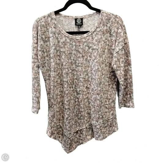 Top Long Sleeve By Bobeau In Red, Size: M