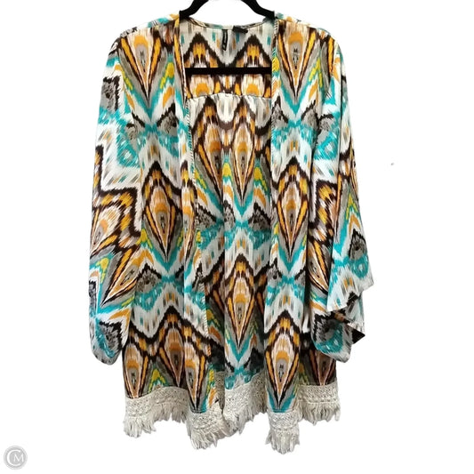 Shawl By New Directions In Orange & White, Size: Xl