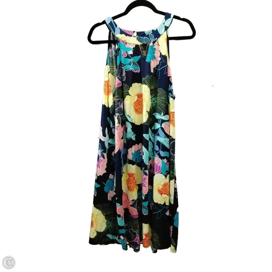 Dress Casual Midi By Luxology In Floral Print, Size: 2x
