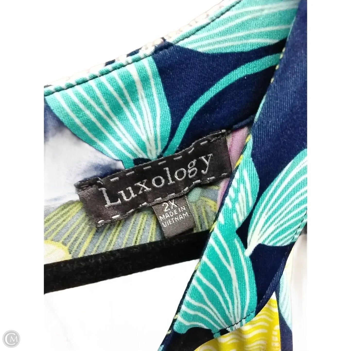 Dress Casual Midi By Luxology In Floral Print, Size: 2x