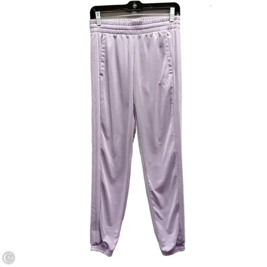 Athletic Pants By Adidas In Purple, Size: Xs