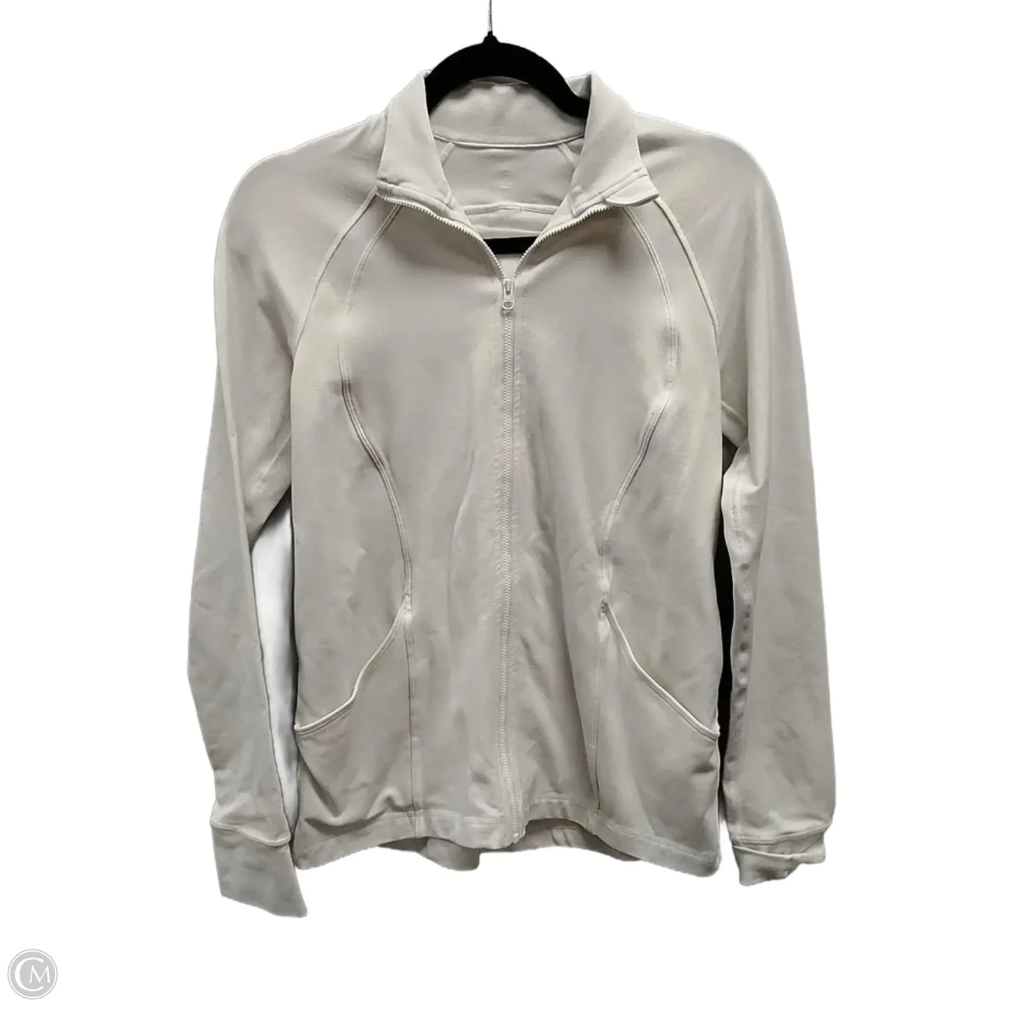 Athletic Sweatshirt Hoodie By Lululemon In White, Size: S
