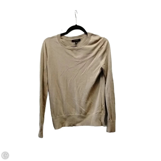 Top Long Sleeve By Banana Republic In Tan, Size: S