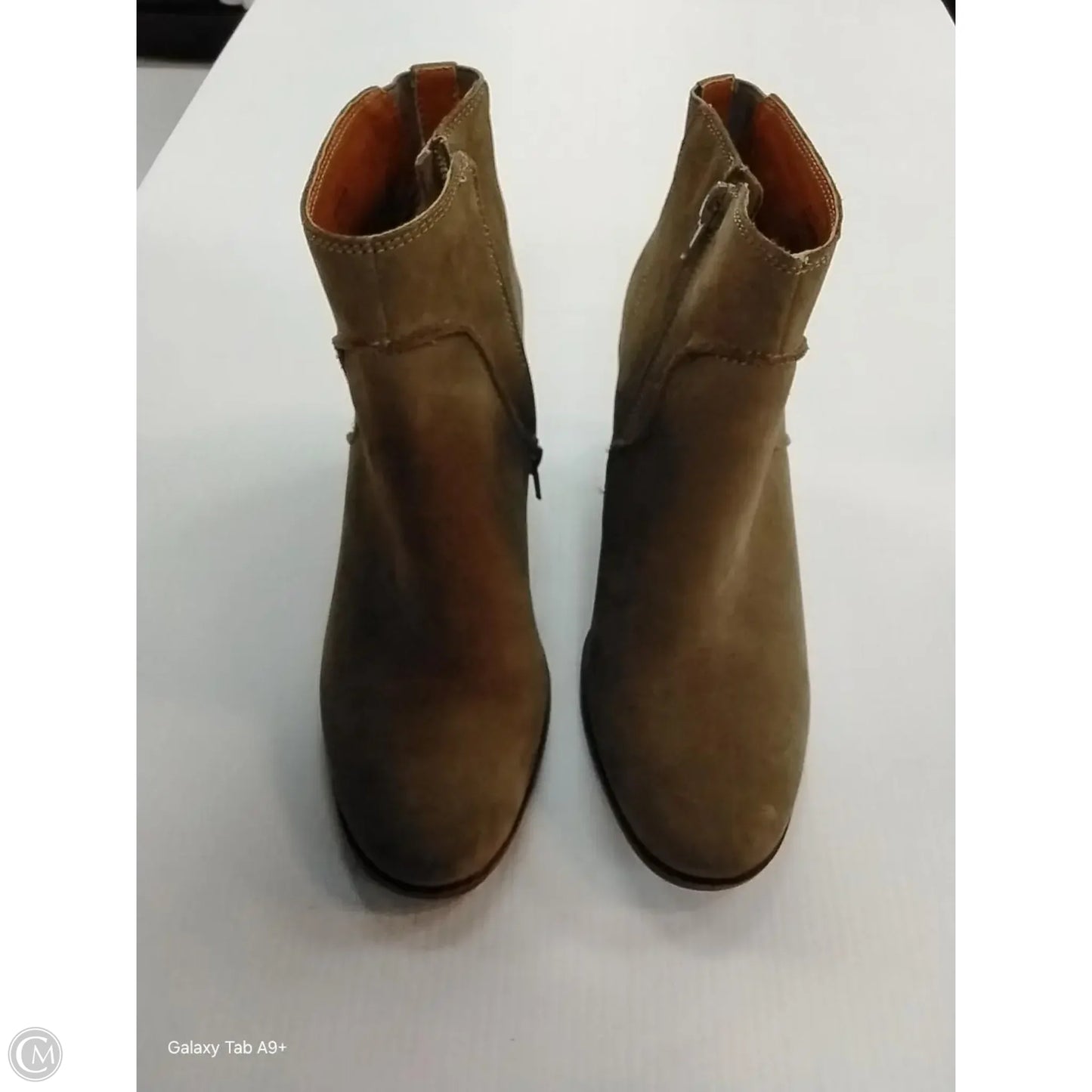 Shoes Heels Platform By Lucky Brand In Tan, Size: 8.5
