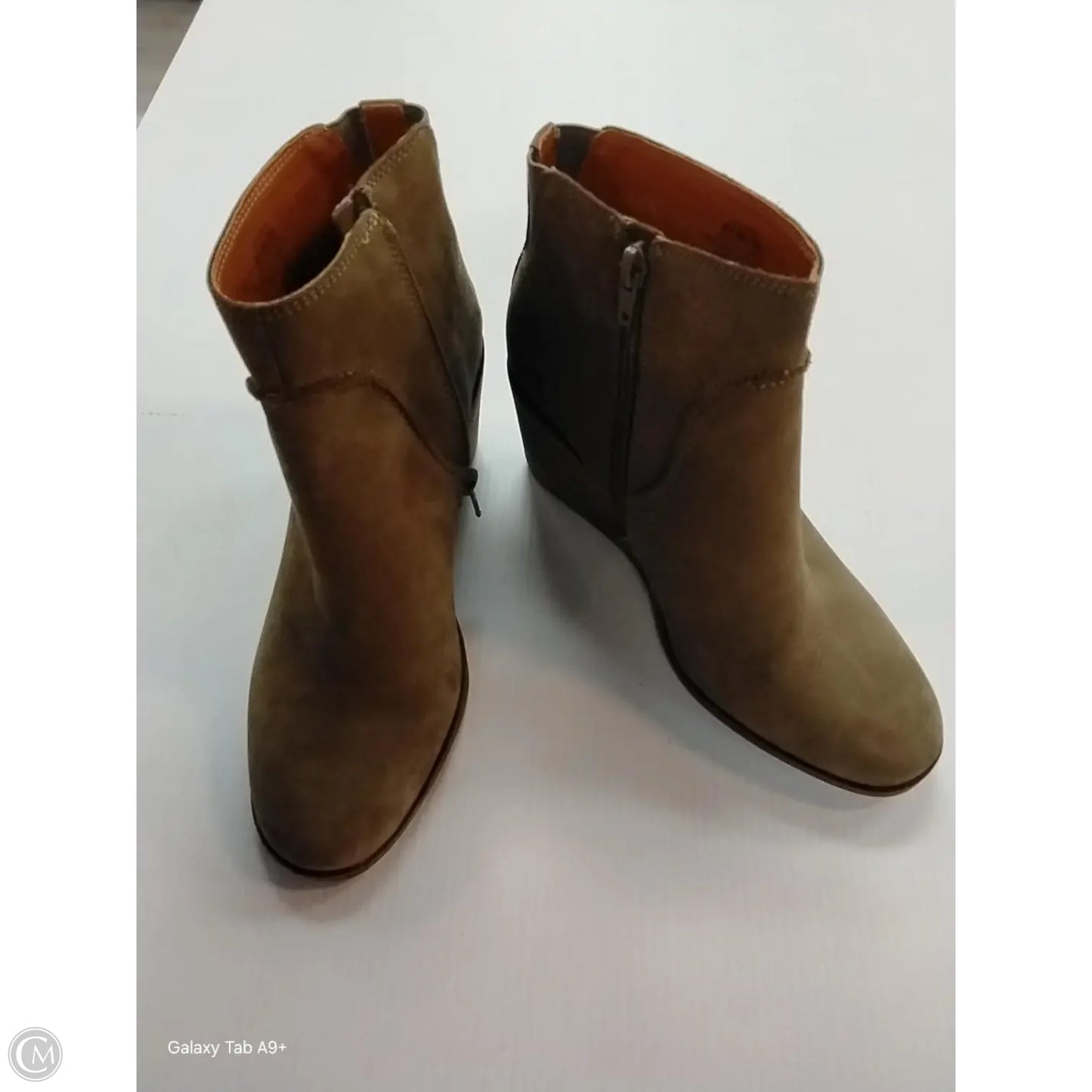 Shoes Heels Platform By Lucky Brand In Tan, Size: 8.5