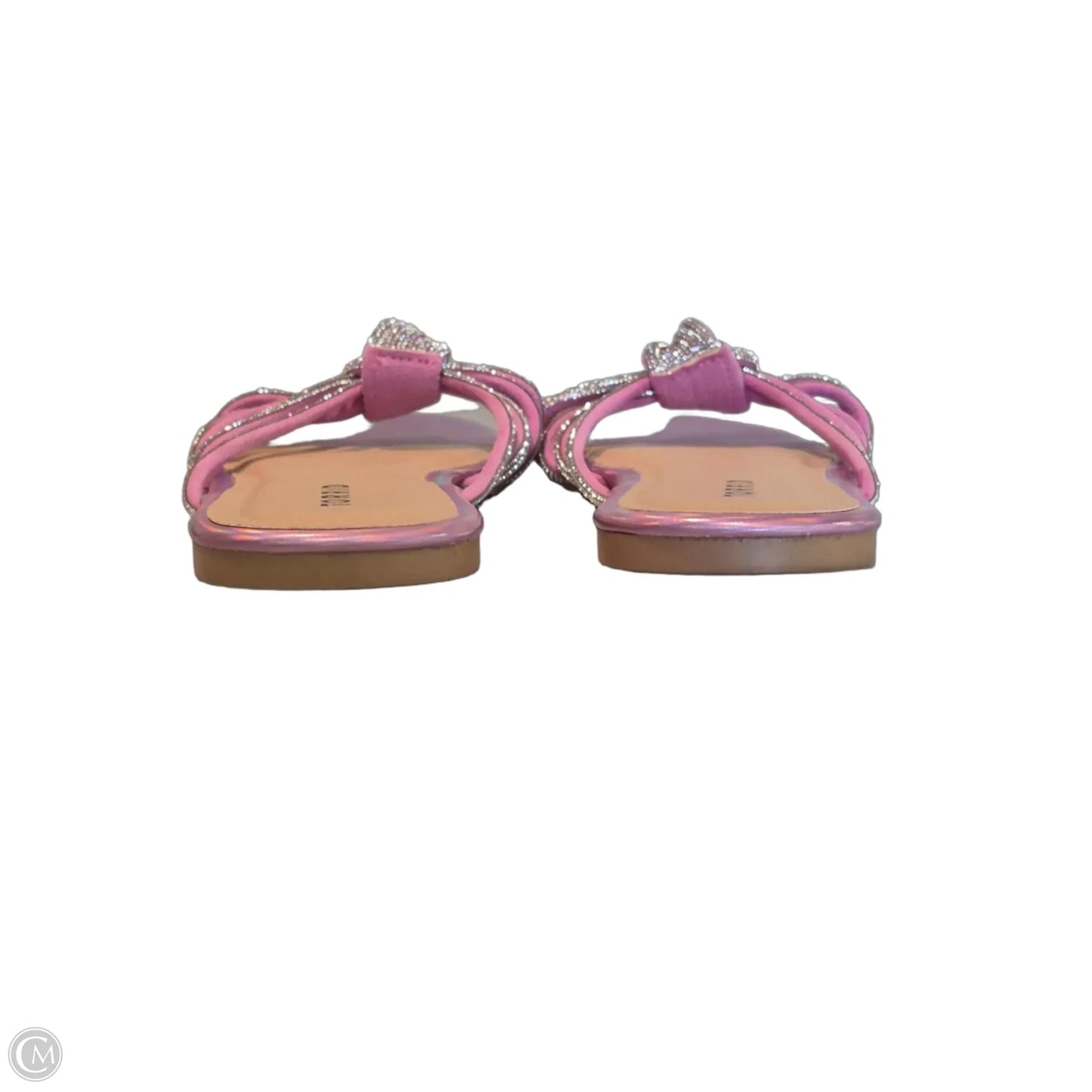 Sandals Flats By Torrid In Pink & Tan, Size: 9