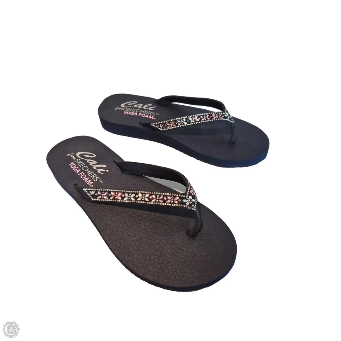 Sandals Flip Flops By Skechers In Navy, Size: 9