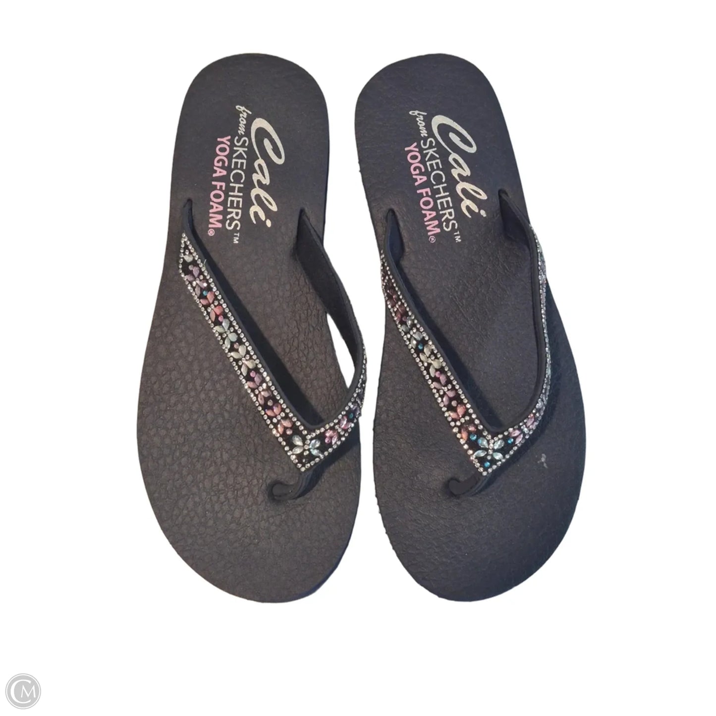 Sandals Flip Flops By Skechers In Navy, Size: 9
