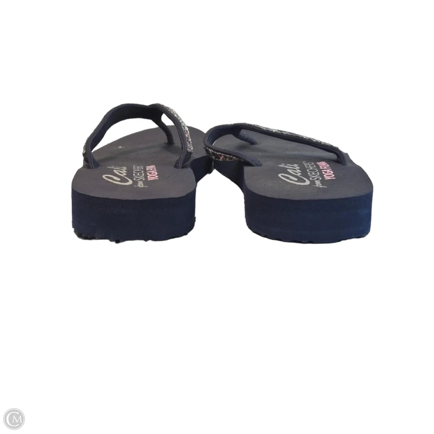 Sandals Flip Flops By Skechers In Navy, Size: 9