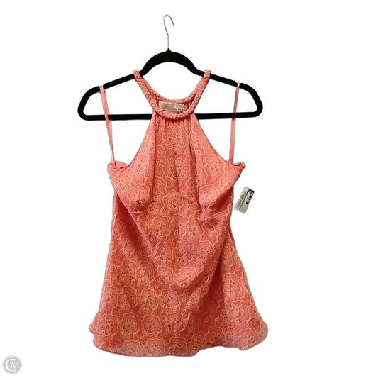 Top Sleeveless By Michael By Michael Kors In Orange, Size: S