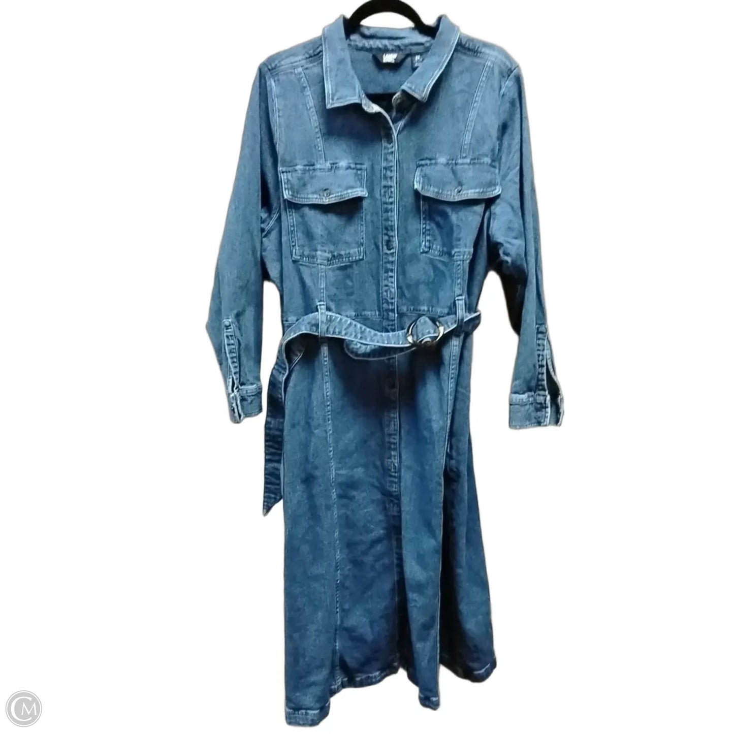 Jumpsuit By Lands End In Blue Denim, Size: 2x